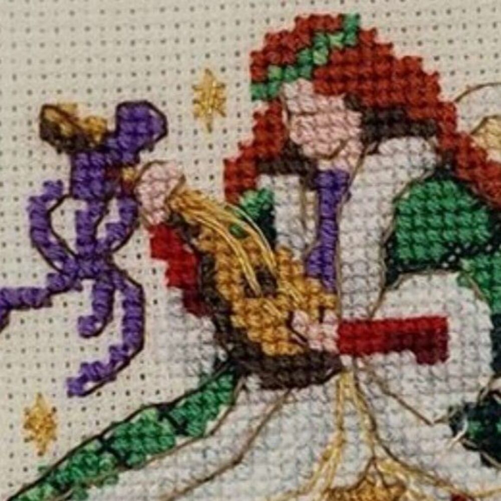 Set of 6 Mystical Angels completed cross stitch - Picture 11 of 15